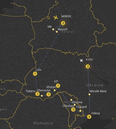 tour map