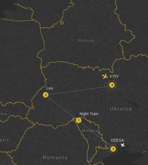 tour map