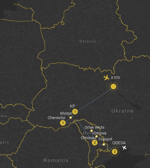 tour map